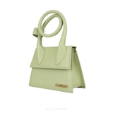 Jacquemus Le Chiquito Mini Top Handle Bag – Da màu xanh nhạt