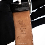 Gucci Micro Guccissima Belt Dark Brown – Tinh tế & sang trọng