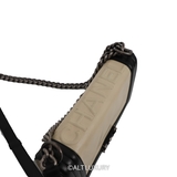 CHANEL BOY FLAP BAG BICOLOR CALFSKIN