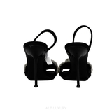 Alexander Wang Crystal Knot Slingback Heels