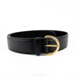Gucci Black Textured Leather Buckle Belt – Thanh lịch & tinh tế