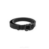 Dior CD Saddle Calfskin Belt Matte Black