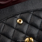 Chanel Classic Medium Flap Bag Black Caviar GHW – Biểu tượng vượt thời gian