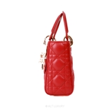 Dior Mini Lady Dior Red Patent
