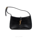 Yves Saint Laurent (YSL) Le Croc Effect Leather Shoulder Bag – Màu Đen