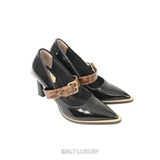 FENDI FFRAME MARY JANE PUMPS