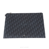 Dior Oblique Jacquard Pouch – Black