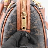 Celine Triomphe Canvas Boston Bag – Brown