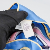 HERMÈS GRAND TRALALA CARRÉ 90 SCARF BLUE