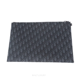 Dior Oblique Jacquard Pouch – Black