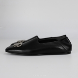 Balenciaga BB Logo Leather Loafers