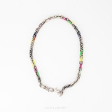 Collar Monograma de Metal Strass Louis Vuitton Multicolor