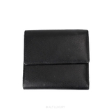 Chanel Coco Button Compact Wallet Black