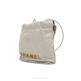 Chanel Shiny Calfskin Mini Chanel 22 Light Blue – Trẻ trung & sang trọng trong từng chi tiết