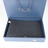 Dior Oblique Jacquard Pouch – Black