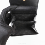 Chanel Coco Button Compact Wallet Black