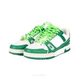 Louis Vuitton LV Trainer Sneakers – Xanh lá & trắng
