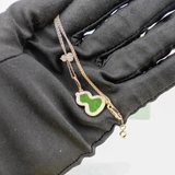 Dây chuyền Alhambra Heart – Xanh ngọc lục bảo