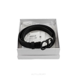 Dior CD Saddle Calfskin Belt Matte Black
