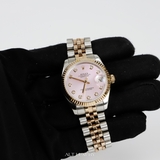 Rolex Datejust Lady 28mm – Demi vàng hồng & thép
