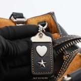 Coach Rogue Studded Glovetanned Leather – Black