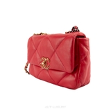 Chanel Leather Medium 19 Flap Bag – Sang trọng & thời thượng trong sắc đỏ quyến rũ