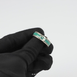 GUCCI GG Ring – Green Enamel