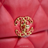 Chanel Leather Medium 19 Flap Bag – Sang trọng & thời thượng trong sắc đỏ quyến rũ