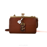 Coach 1941 Frame Bag 19 – Da cao cấp phối da rắn