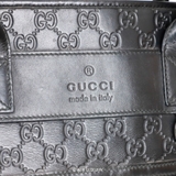 Gucci Guccissima Leather Boston Bag – Black