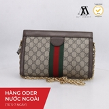 Gucci Chain Shoulder Bag Offdia GG Supreme Leather