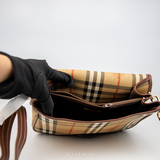 Burberry's Haymarket Check Crossbody Bag