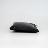 Saint Laurent Cassandre crocodile-embossed Clutch