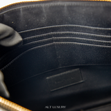 Saint Laurent Cassandre crocodile-embossed Clutch