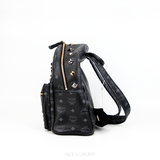 MCM Small Studded Visetos Stark Backpack