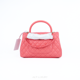 Túi Chanel Caviar Quilted Small Coco Handle Flap Màu Hồng