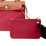 Túi Xách Hermès Herbag Zip 31 Toile Red