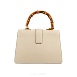 Gucci Dionysus Bamboo Top Handle Satchel – Trắng Leather – Mới 98%