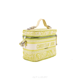 Túi Christian Dior Canvas Embroidered Toile De Jouy Small Travel Bag – Mới 95%