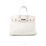 Túi Xách Hermès Birkin 40 Trắng Togo Leather – Mới 97%