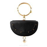 Túi Chloe Small Nile Bracelet Minaudière – Da Màu Đen – Mới 95%
