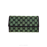 Ví Gập Ba Gucci Nữ – Canvas – Màu Xanh Lá – Mới 90%
