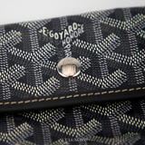 Ví Cầm Tay Goyard Mini Anjou Pouch Màu Navy – Goyardine Canvas – Mới 97%