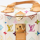Túi Louis Vuitton Monogram Multicolor Speedy 30 Trắng – Chính Hãng – Mới 97%