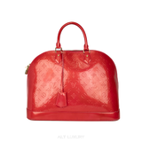 Louis Vuitton Alma GM Monogram Vernis Màu Đỏ Pomme D'Amour – Biểu Tượng Thời Trang – Mới 94% Kèm Dustbag