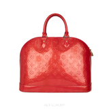Louis Vuitton Alma GM Monogram Vernis Màu Đỏ Pomme D'Amour – Biểu Tượng Thời Trang – Mới 94% Kèm Dustbag