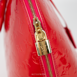 Louis Vuitton Alma GM Monogram Vernis Màu Đỏ Pomme D'Amour – Biểu Tượng Thời Trang – Mới 94% Kèm Dustbag