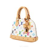Louis Vuitton Alma BB Takashi Murakami Monogram Canvas Trắng – Mới 100%, Full Box – Tuyệt Tác Kinh Điển, Mẫu Hot Vượt Thời Gian
