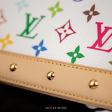 Louis Vuitton Alma BB Takashi Murakami Monogram Canvas Trắng – Mới 100%, Full Box – Tuyệt Tác Kinh Điển, Mẫu Hot Vượt Thời Gian