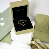 TRANG SỨC VAN CLEEF & ARPELS VINTAGE ALHAMBRA OLD MODEL MÀU ĐEN – BIỂU TƯỢNG MAY MẮN VÀ THANH LỊCH – MỚI 98% FULL BOX